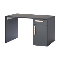 Roba Schreibtisch Jara Spiegelverkehrt aufbaubar Anthrazit 120 x 60 cm