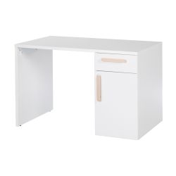 Roba Schreibtisch Clara Spiegelverkehrt aufbaubar Weiß 120 x 60 cm