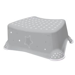 Keeeper Stars Tritthocker Schemel mit Anti-Rutschfunktion Cosmic Grey