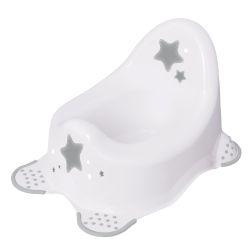 Keeeper Stars Babytopf Töpfchen mit anti-rusch-funktion Cosmic White