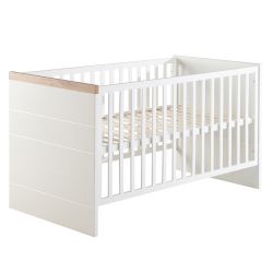 Roba Kombi-Kinderbett Nele 70x140cm mit weißen Fronten & horizontalen