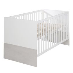 Roba Kombi-Kinderbett Julia 70x140cm weiß 3 Schlupfsprossen umbaubar