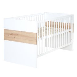 Roba Kombi-Kinderbett Lion 70x140 3-fach Weiß & Holzdekor