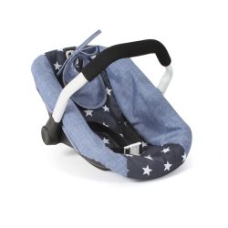 Bayer Chic 2000 Puppen Autositz Sternchen navy