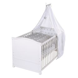 Roba Komplettbettset 70x140cm Bettwäsche Himmel Nest & Matratze