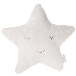 Roba Kids Kuschel- und Dekokissen Stern Style Silbergrau