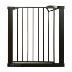 roba easySafe+ Treppenschutzgitter 75-82 cm Ampelverschluss Schwarz