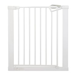 roba easySafe+ Treppenschutzgitter 75-82 cm Ampelverschluss Weiß