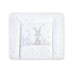 Julius Zöllner Wickelauflage Softy 75x75 Folie Häschen und Eule