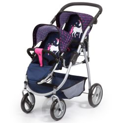 Bayer Design Zwillingswagen mit Einhorn