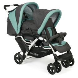 Chic 4 Baby Geschwisterwagen DUO Melange mint