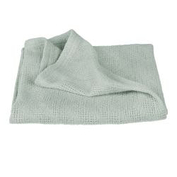 Roba Kids Decke 80x80 cm in Strickoptik Lil Planet frosty green