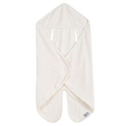 roba Seashells Oyster Babydecke für Autositz Babyschale Kinderwagen Weiß