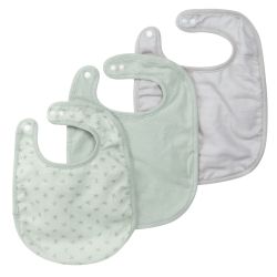 Roba Kids 3er Set Lätzchen 23x30 cm Lil Planet frosty green