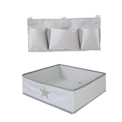 roba Organiser Set für Sit Up & Born Up Hochstühle Stern Motiv Box & Tasche