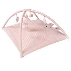 Roba Kids Krabbeldecke 85x75 cm mit Spielbogen Style Rosa Mauve
