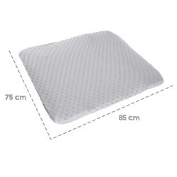 roba organic Spannbezug für Wickelauflagen Lil Planet 75 x 85 cm Grau