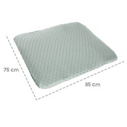 roba organic Spannbezug für Wickelauflagen Lil Planet 75 x 85 cm Frosty Green
