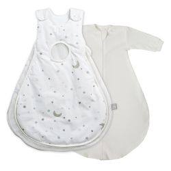 Roba Kids Schlafsack Air PLUS 2-teilig 100% Baumwolle Gr. 56/62 Sternenzauber