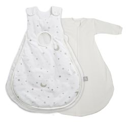 Roba Kids Schlafsack Air PLUS 2-teilig 100% Baumwolle Gr. 62/68 Sternenzauber