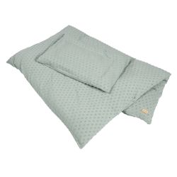 Roba Kinderbett Bettwäsche 2-tlg. 40x60 + 100x135 cm Lil Planet frosty green
