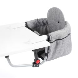 Chic 4 Baby Tisch-Sitz RELAX universelles Befestigungssystem Melange grau 351-32