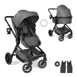 Hauck 2in1 Kombikinderwagen Convert N Care Dark Grey