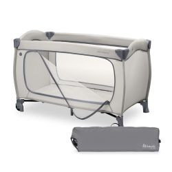 Hauck Reisebett Travel Bed Sleep N Easyfold inkl. Tragetasche Dark Grey