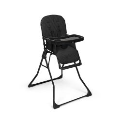 Hauck Hochstuhl kompakter Falthochstuhl Sit N Go Black