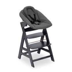 Hauck Alpha Newborn Set Plus Dark Grey Hochstuhl & Babywippe