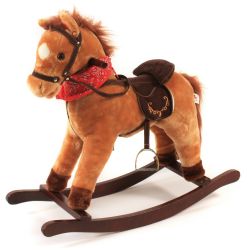Bayer Chic 2000 Schaukelpferd COWBOY rostbraun