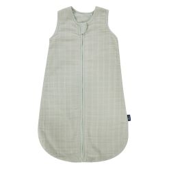 Alvi Mull Schlafsack Leicht, für Frühjahr und Sommer uni grün 110 cm
