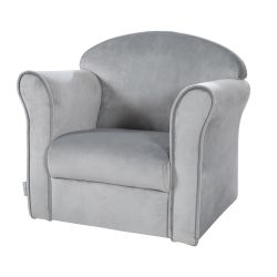 Roba Kindersessel Lil Sofa mit Armlehnen bequemer Minisessel silbergrau