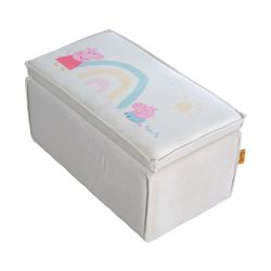 Roba Kids Kinderhocker mit Aufbewahrungsfunktion Peppa Pig - beige