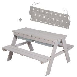 roba Kindersitzgarnitur mit Spielwannen Sitzkissen Garnitur Matschtisch
