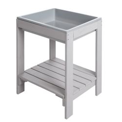 Roba Kids Kinder Outdoor Spieltisch Tiny wetterfester Massivholz Matschtisch