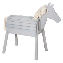 Roba Kids Outdoor+ Spielpferd Voltigierpferd Sheddie - grau