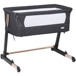 BabyGo Together Beistellbett Gold Black