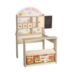 Roba Kids Verkaufsstand Kaufmannsladen mini Shop Holz Natur