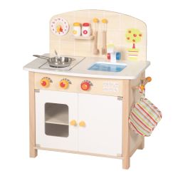 Roba Kids Spielküche Natur mit viel Zubehör