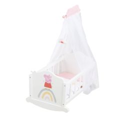Roba Kids Puppenwiege Peppa Pig - weiß