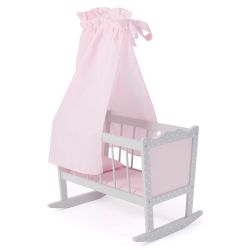Bayer Chic 2000 Puppenwiege Puntos grey