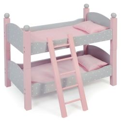 Bayer Chic 2000 Puppen-Etagenbett Puntos grey