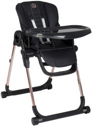 BabyGO Divan Hochstuhl Kinderstuhl Kinderhochstuhl schwarz