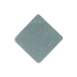 Jollein Kapuzenbadetuch Frottee 75x75 cm Miffy Jacquard Sea Green Grün