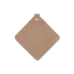 Jollein Kapuzenbadetuch Frottee 75x75 cm Jungle Jambo Cheetah Braun