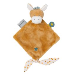 Nattou Mini-Kuscheltuch Schnuffeltuch ca. 30cm Esel Leo