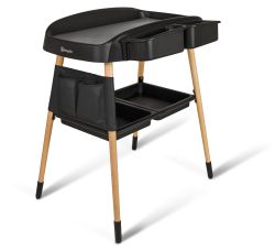 BabyGO Change Me Wickeltisch Buchenholz schwarz