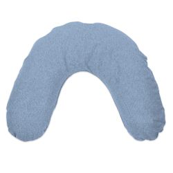 Theraline Bezug für Nackenkissen mittel Melange blau-grau Bamboo 
