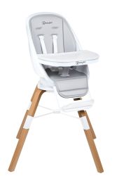 BabyGO Carou 360° drehbarer Hochstuhl Kinderstuhl Kinderhochstuhl weiß